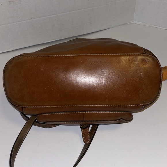 PATRICIA NASH BOLSENA TOTE LEATHER BAG 4 POCKETS ON OUTSIDE ZIP CLOSURE ON TOP - Picture 7 of 14